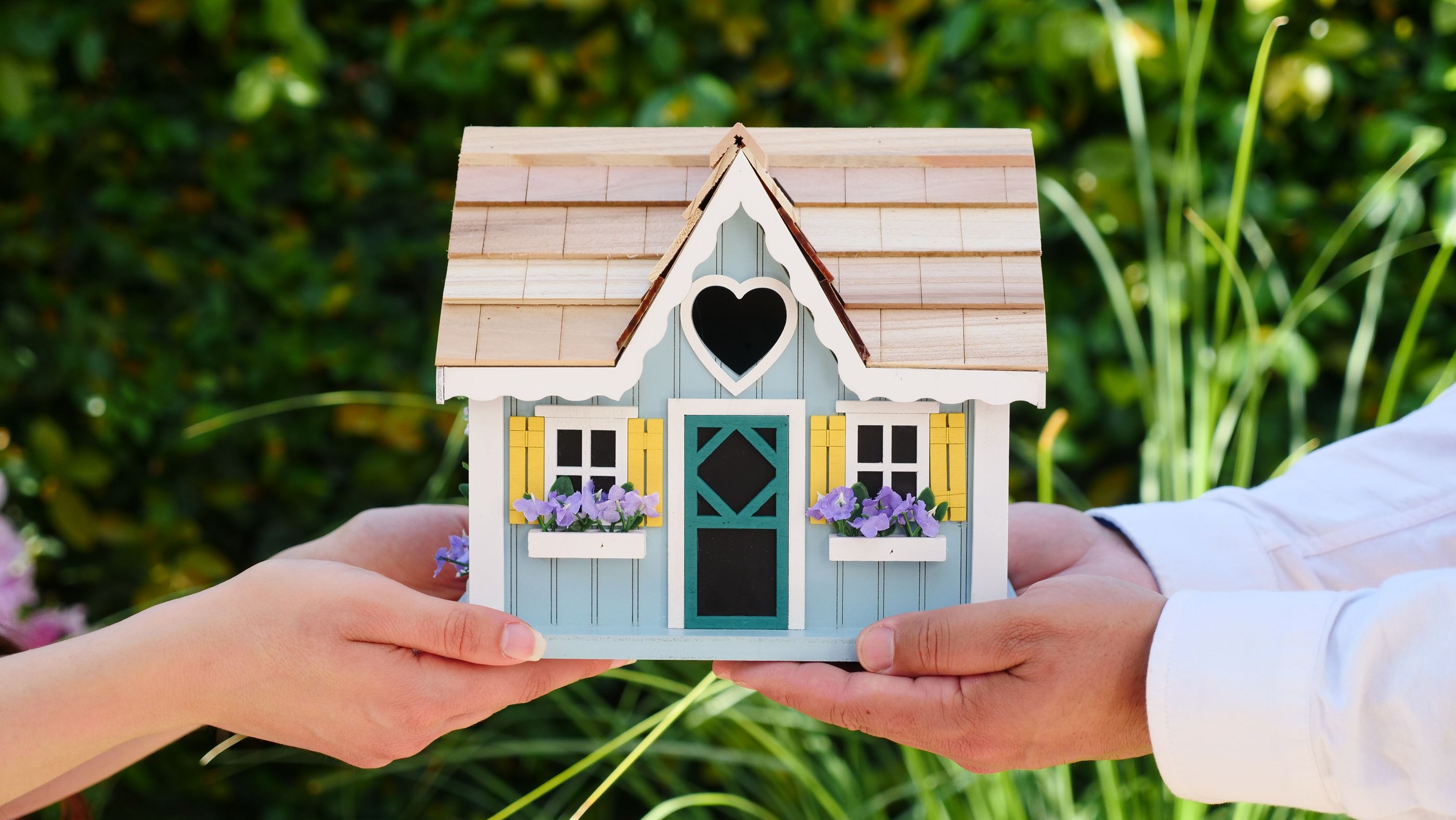 Handing over the keys to a new home